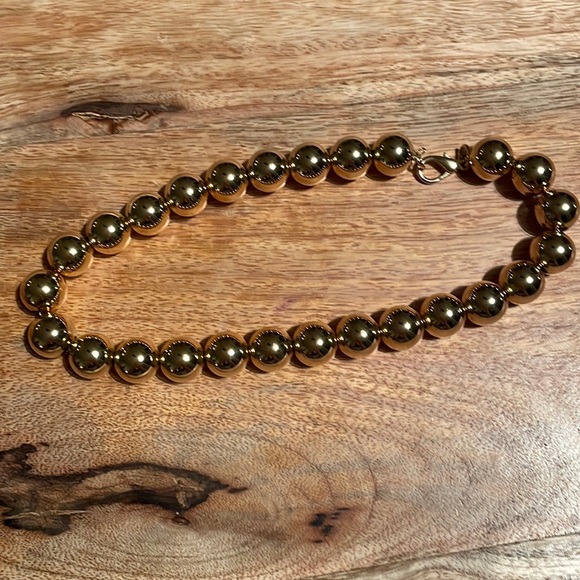 Bohemian Blue & Neutral Tone Beaded Necklace | Vintage